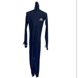 Adrenaline dive skin hooded Lycra suit SPF blue unisex men women adult size XS